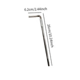 Maxbell Percussion Mount Rod Cowbell Mount L Rod Attachment for Drum Set Accessories