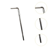 Maxbell Percussion Mount Rod Cowbell Mount L Rod Attachment for Drum Set Accessories