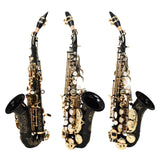 Maxbell B Flat High Alto Sax Saxophone Brass for Concert Music Room Family Gathering