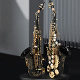 Maxbell B Flat High Alto Sax Saxophone Brass for Concert Music Room Family Gathering