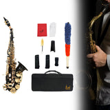 Maxbell B Flat High Alto Sax Saxophone Brass for Concert Music Room Family Gathering