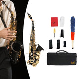 Maxbell B Flat High Alto Sax Saxophone Brass for Concert Music Room Family Gathering