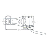 Maxbell Tailpiece Vibrato System Accessories Professional Vibrato System for Guitars