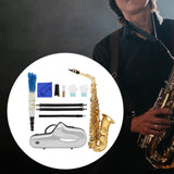 Maxbell E Flat Alto Saxophone Professional E Flat Brass Sax for Concert Players Gift