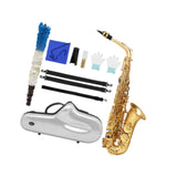 Maxbell E Flat Alto Saxophone Professional E Flat Brass Sax for Concert Players Gift