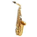 Maxbell E Flat Alto Saxophone Professional E Flat Brass Sax for Concert Players Gift