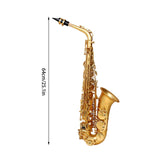 Maxbell E Flat Alto Saxophone Gold Woodwind Instrument Parts for Concert Examination