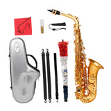 Maxbell E Flat Alto Saxophone Gold Woodwind Instrument Parts for Concert Examination