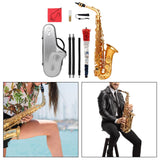 Maxbell E Flat Alto Saxophone Gold Woodwind Instrument Parts for Concert Examination