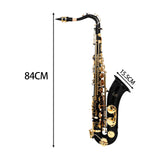 Maxbell Alto Saxophone in B Flat Brass Woodwind Instrument Parts for Gift Music Room