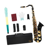 Maxbell Alto Saxophone in B Flat Brass Woodwind Instrument Parts for Gift Music Room