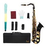 Maxbell Alto Saxophone in B Flat Brass Woodwind Instrument Parts for Gift Music Room