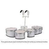 Maxbell Marching Drum Percussion Music Drum for Children Teaching Aid Class Teaching Five drums