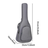 Maxbell Guitar Carry Case Cover Waterproof Padded Protective Guitar Gig Bag Backpack 36in