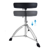 Maxbell Drum Throne Seat Guitar Drum Chair for Instrument Players Adults Performance