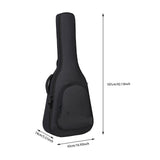 Maxbell Acoustic Guitar Case Padded Guitar Bag for Classical Guitar Acoustic Guitars for 41inch Guitar