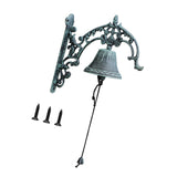 Maxbell Door Bell Iron Wall Mounted Dinner Bell for Front Entrances Weddings Porches