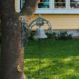 Maxbell Door Bell Iron Wall Mounted Dinner Bell for Front Entrances Weddings Porches