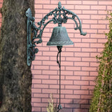 Maxbell Door Bell Iron Wall Mounted Dinner Bell for Front Entrances Weddings Porches