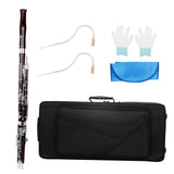 Maxbell Wood Bassoon Instrument C Key Orchestra for Practice Beginners Grading Exams