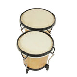 Maxbell 5.5" and 6" Bongo Drum Set Playing Congas Drum for Children Adults Beginners