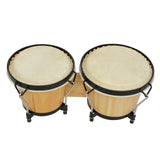 Maxbell 5.5" and 6" Bongo Drum Set Playing Congas Drum for Children Adults Beginners