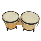 Maxbell 5.5" and 6" Bongo Drum Set Playing Congas Drum for Children Adults Beginners