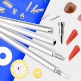 Maxbell Flute Maintenance Kit Flute Fix Diy Repairing Flute Pads for Flute Lovers Flute