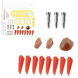 Maxbell Flute Maintenance Kit Flute Fix Diy Repairing Flute Pads for Flute Lovers Flute