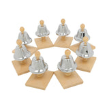 Maxbell 8 Pieces 8 Note Hand Bells Musical Bells for Party Supplies Toddlers Holiday