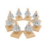 Maxbell 8 Pieces 8 Note Hand Bells Musical Bells for Party Supplies Toddlers Holiday