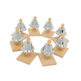 Maxbell 8 Pieces 8 Note Hand Bells Musical Bells for Party Supplies Toddlers Holiday