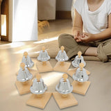 Maxbell 8 Pieces 8 Note Hand Bells Musical Bells for Party Supplies Toddlers Holiday