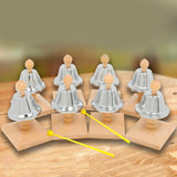 Maxbell 8 Pieces 8 Note Hand Bells Musical Bells for Party Supplies Toddlers Holiday