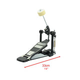 Maxbell Bass Drum Pedal Hardware Single Chain Drive Drum Step on Beater for Beginner