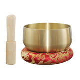 Maxbell Tibetan Bowl Set Mindfulness Yoga with Mallet for Office Friends Men 6inch