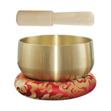 Maxbell Tibetan Bowl Set Mindfulness Yoga with Mallet for Office Friends Men 6inch