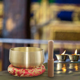 Maxbell Tibetan Bowl Set Mindfulness Yoga with Mallet for Office Friends Men 5inch