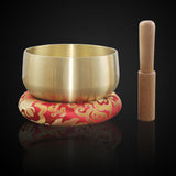 Maxbell Tibetan Bowl Set Mindfulness Yoga with Mallet for Office Friends Men 5inch