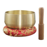 Maxbell Tibetan Bowl Set Mindfulness Yoga with Mallet for Office Friends Men 5inch