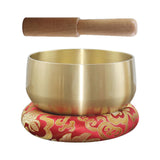 Maxbell Tibetan Bowl Set Mindfulness Yoga with Mallet for Office Friends Men 5inch