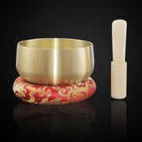 Maxbell Tibetan Bowl Set Mindfulness Yoga with Mallet for Office Friends Men 5inch