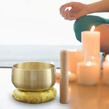 Maxbell Tibetan Bowl Set Mindfulness Yoga with Mallet for Office Friends Men 4inch