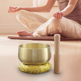 Maxbell Tibetan Bowl Set Mindfulness Yoga with Mallet for Office Friends Men 4inch