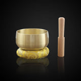 Maxbell Tibetan Bowl Set Mindfulness Yoga with Mallet for Office Friends Men 4inch