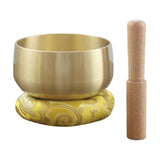 Maxbell Tibetan Bowl Set Mindfulness Yoga with Mallet for Office Friends Men 4inch