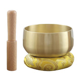 Maxbell Tibetan Bowl Set Mindfulness Yoga with Mallet for Office Friends Men 4inch
