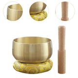 Maxbell Tibetan Bowl Set Mindfulness Yoga with Mallet for Office Friends Men 4inch