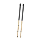Maxbell Bamboo Drumsticks Quiet 15.75 inch Length for Rock Band Acoustic Performance black