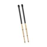 Maxbell Bamboo Drumsticks Quiet 15.75 inch Length for Rock Band Acoustic Performance black